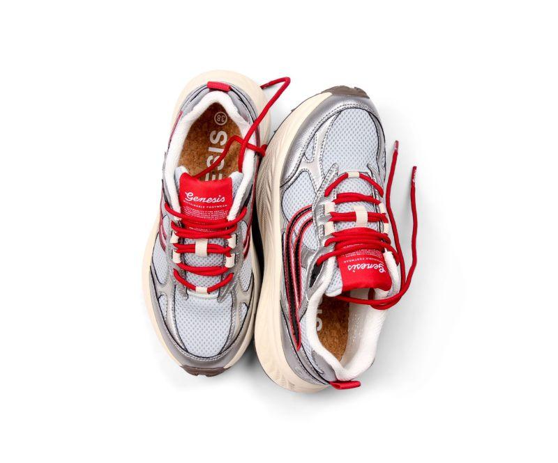 Genesis G-Eco 99 Bulky Silver Grey Sneaker Unisex silber grau